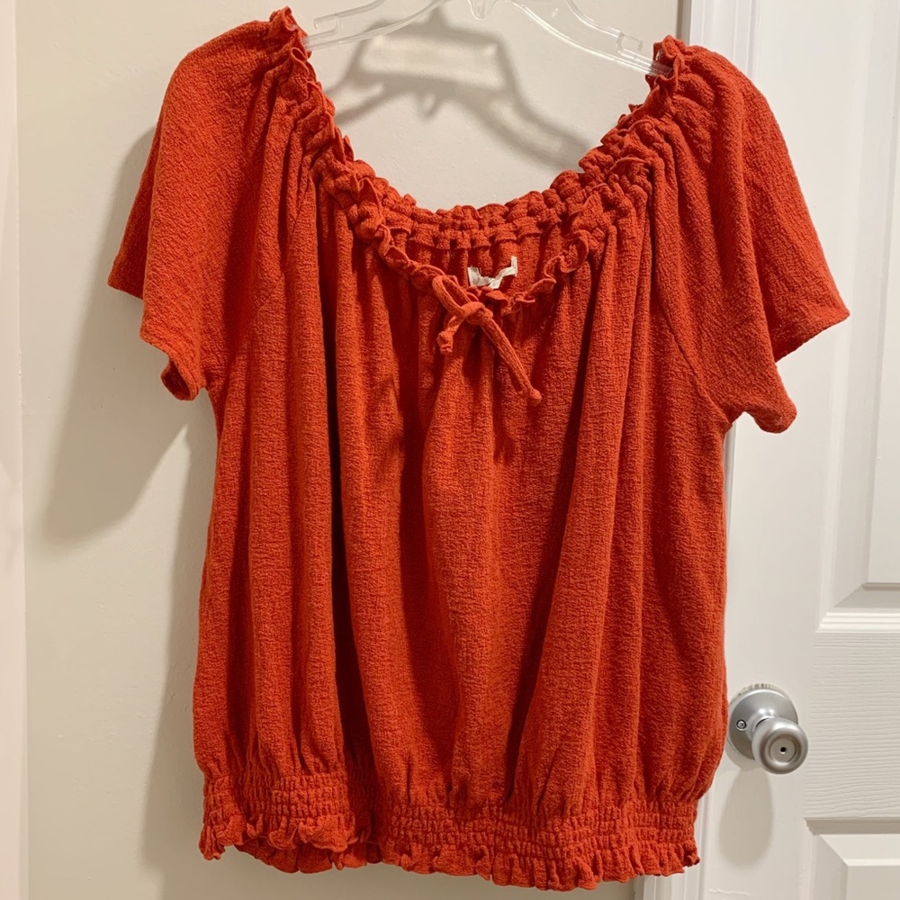 NWOT Madewell Drawstring Blouse